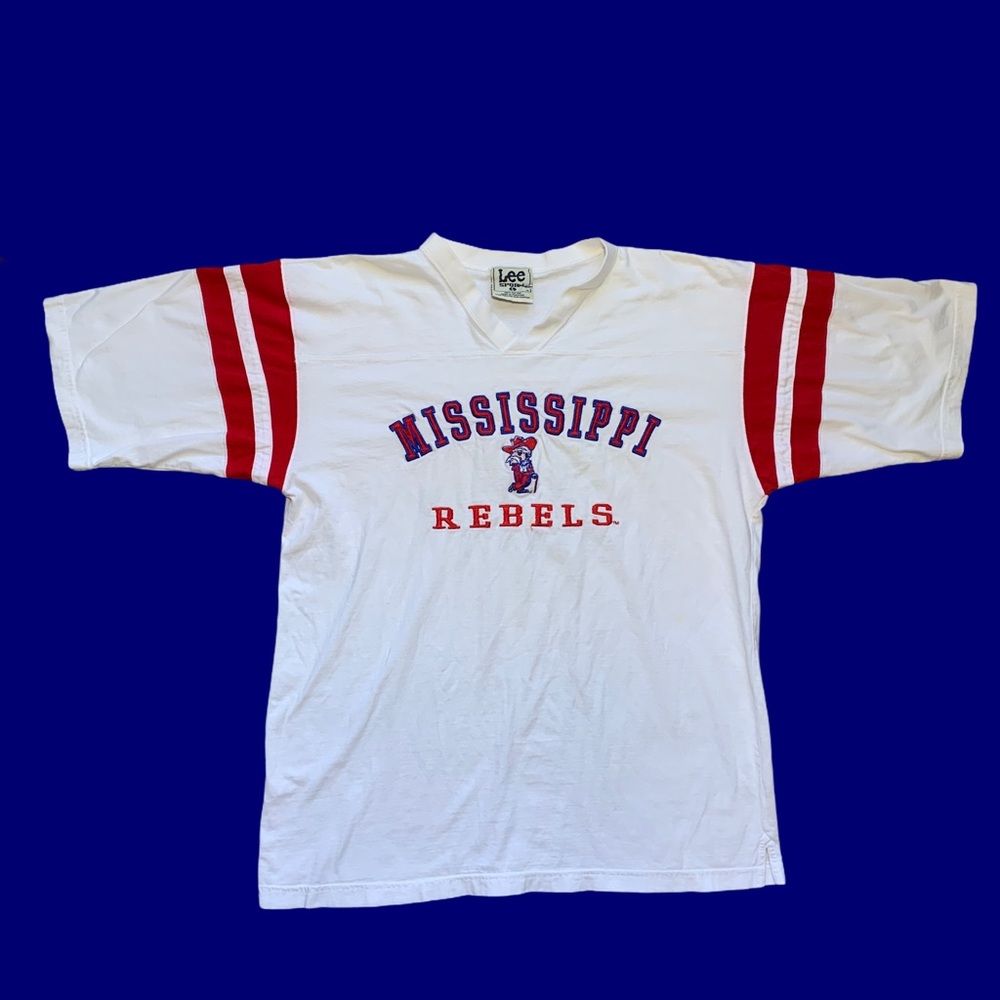 Vintage Ole Miss Rebels 3/4 Sleeve T-Shirt